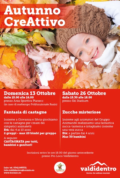 In VALDIDENTRO Autunno CreAttivo